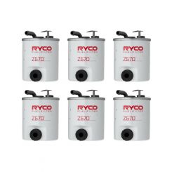 6 x Ryco Fuel Filter Z670