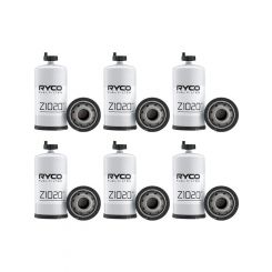 6 x Ryco Fuel Water Separator Filter Z1020