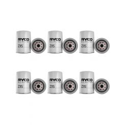 6 x Ryco Oil Filter Z115