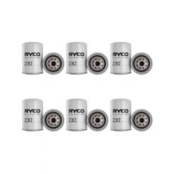 6 x Ryco Oil Filter Z30