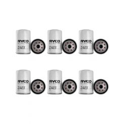 6 x Ryco Oil Filter Z423
