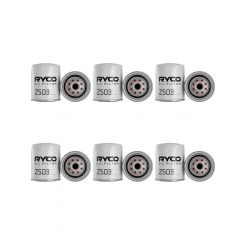 6 x Ryco Oil Filter Z503