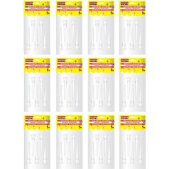 12 x Soudal Silicone Swivelling Nozzles With Caps Twistable Pack of 5