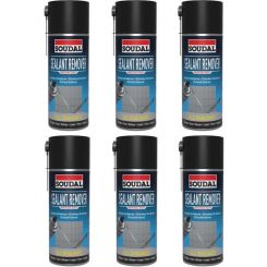 6 x Soudal Fast Working Sealant Remover Spray Ready To Use Transparent 400ml