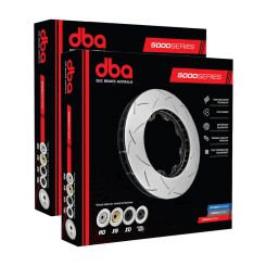2 x DBA Disc Brake Rotor Ring T3 Slotted 5000 Series 330mm