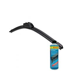 Bosch Aerotwin Wiper Blade Set 600/600mm + Windshield Washer Fluid