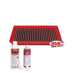 BMC Air Filter FB458/20 + Aerosol Oil & Washing Kit