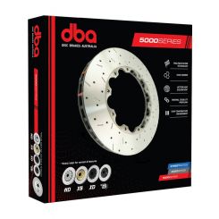 DBA Disc Brake Rotor Ring XS Cross-Drilled & Slotted 5000 Series (Single) 355mm