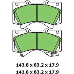Protex Blue Brake Pads