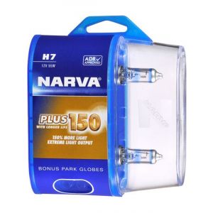 Narva 12 Volt 55W H7 Px26D Plus150 Bl2