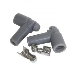Aeroflow Hei Boots & Terminals 90 Deg 2 Boots,Terminals Grey