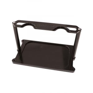 Aeroflow Battery Hold Down Tray Black Billet Optima