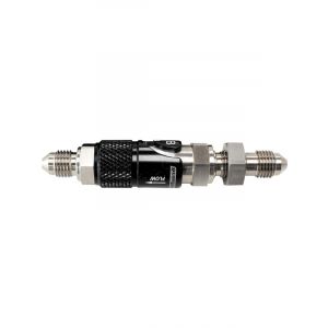 Aeroflow Quick Relase -3 Epdm Seal Black/Silver Alloy Bulk Head