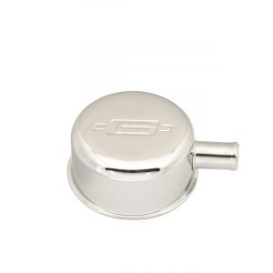 Mr Gasket Breather Push-In Round 1-1/4 in Hole 5/8 in Hose Evacuation Fi
