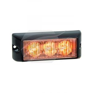 Autolamps LED Amber Emergency Lamp 12/24V Black 19cm [ref Narva 85203A]