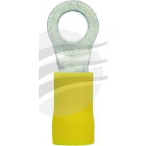 Jaylec Ring Terminal 5mm Yellow [ref Narva 56186] Pack 50