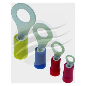 Jaylec Ring Terminal 4mm Red [ref Narva 56170] Pack 100