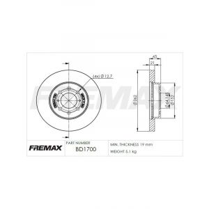 Fremax Brake Disc Front Pair