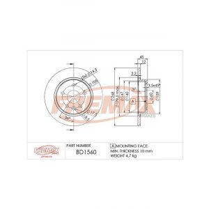 Fremax Brake Disc Rear Pair