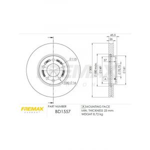 Fremax Brake Disc Front Pair