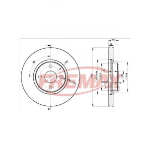 Fremax Brake Disc Front Pair