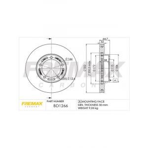 Fremax Brake Disc Front Pair