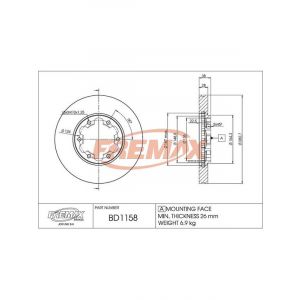 Fremax Brake Disc Front Pair