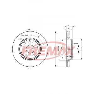 Fremax Brake Disc Front Each