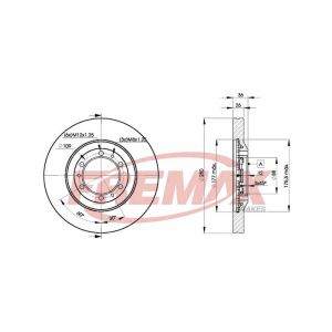 Fremax Brake Disc Front Pair