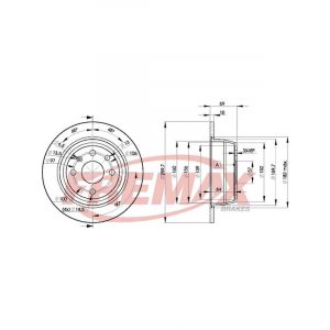 Fremax Brake Disc Rear Pair