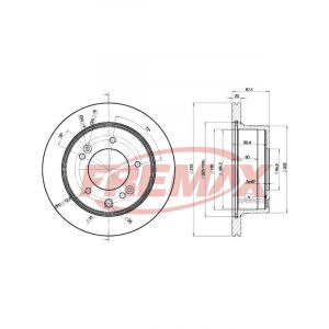 Fremax Brake Disc Rear Pair