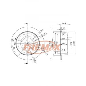 Fremax Brake Disc Rear Pair