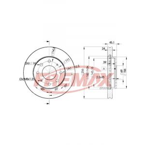 Fremax Brake Disc Front Pair