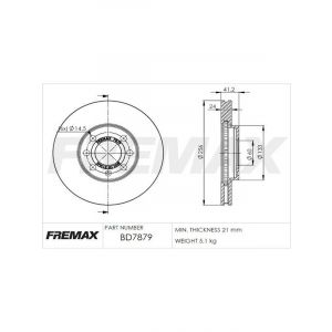 Fremax Brake Disc Front Pair