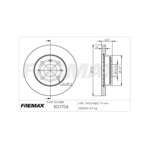 Fremax Brake Disc Front Pair