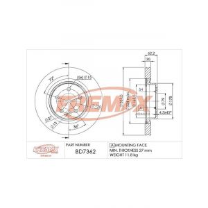 Fremax Brake Disc Front Each