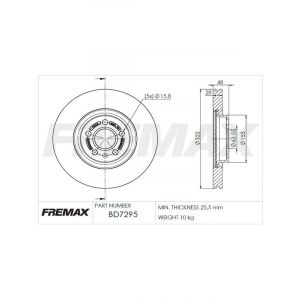 Fremax Brake Disc Front Each