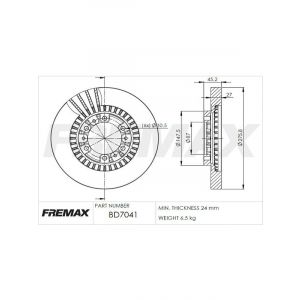 Fremax Brake Disc Front Pair