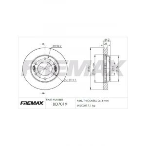 Fremax Brake Disc Front Pair