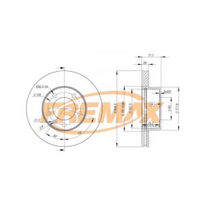 Fremax Brake Disc Front Each