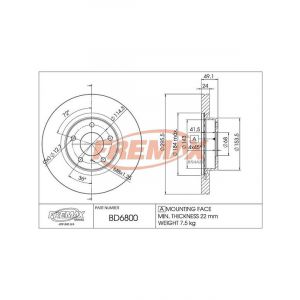 Fremax Brake Disc Front Pair