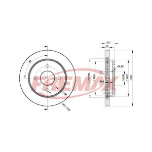 Fremax Brake Disc Rear Pair