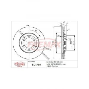 Fremax Brake Disc Front Pair