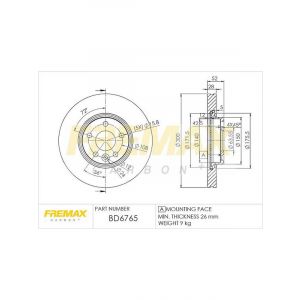 Fremax Brake Disc Front Pair