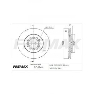 Fremax Brake Disc Front Pair