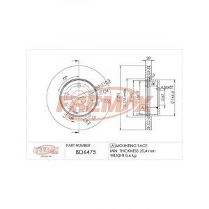 Fremax Brake Disc Front Pair
