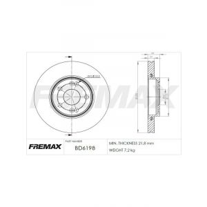 Fremax Brake Disc Front Pair