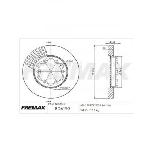 Fremax Brake Disc Front Pair