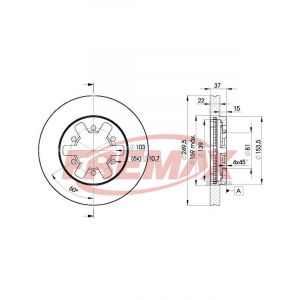 Fremax Brake Disc Front Pair