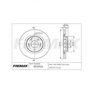 Fremax Brake Disc Front Pair